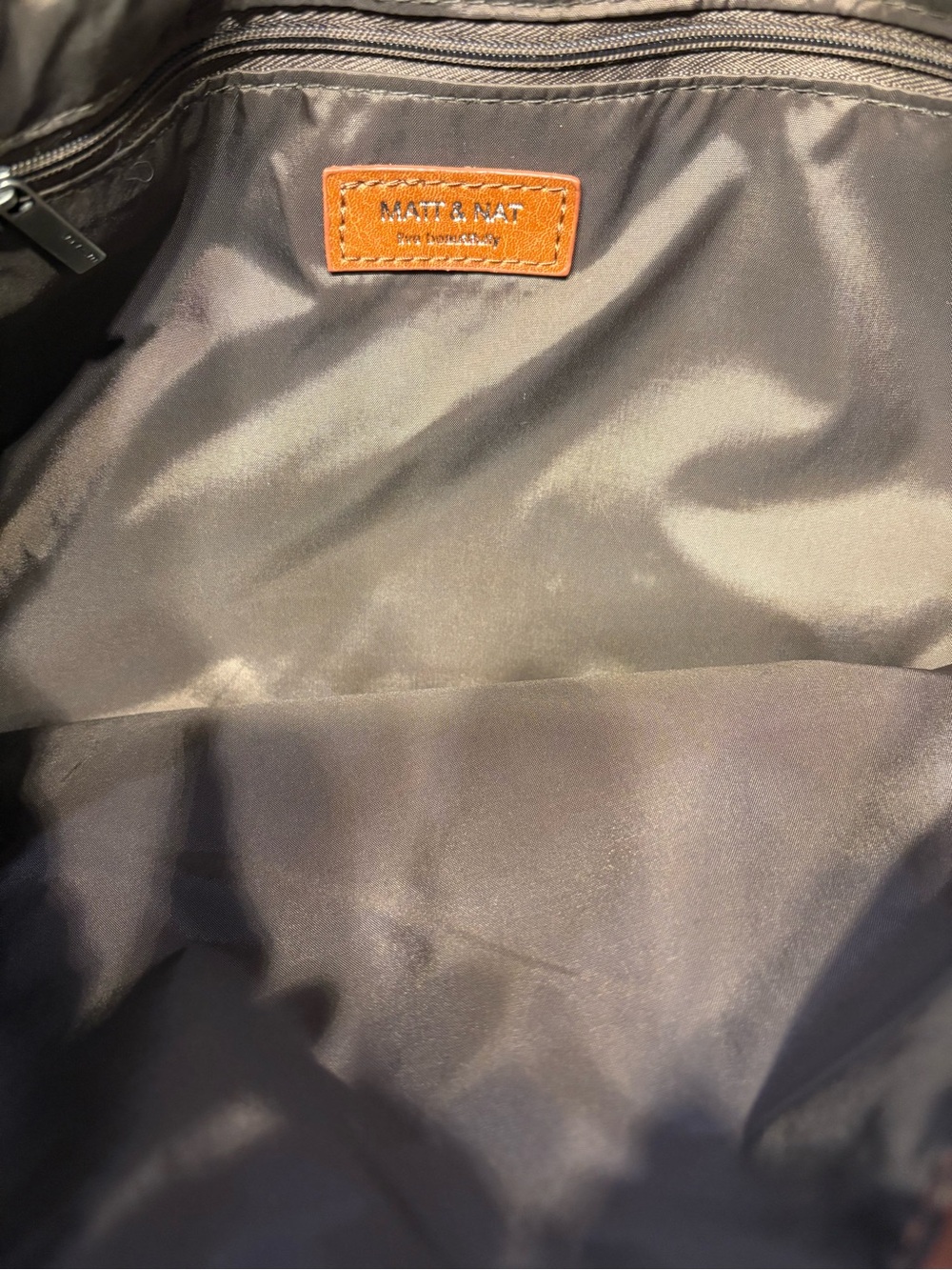Matt & Nat Brown Drawstring Backpack - Picture 3 of 3